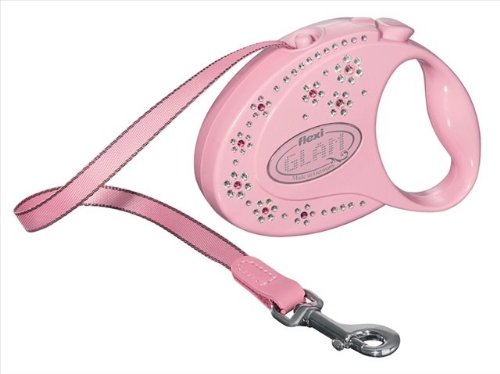 pink flexi lead