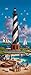 Cape Hatteras Lighthouse Dowdle Folk Art 300 Piece Tall Jigsaw Puzzle 8 X 24
