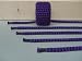 8mm Baumwollseil - Profi-Set - Schwarz/Lila