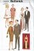 Butterick 6668- Retro 11.5-Inch Fashion Doll Clothes - Patterns for 3 Ladies and 3 Mens Outfits