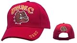 MARINE - USMC Bulldog - Military Gear - Red Baseball Cap / Hat One Size Fits Most