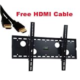 VideoSecu TV Mounts Black Tilting Wall Mount Bracket for Olevia/Syntax 237V LCD 37 inch HDTV TV with free 7ft HDMI cable Built in bubble leveler