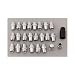 Automotive : Gorilla Automotive Products 71644N: Lug Nuts, Conical Seat, 14mm x 1.50 RH, Closed End, Locking, Chrome Plated Steel, Set of 24