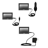Deluxe Kit for the Amcor Navigation GPS 4500 includes a USB cable with Car and Wall Charger - Gomadic Brand w/ TipExchange Technology