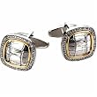 Square Shaped Diamond Men's Cufflinks