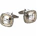 Square Shaped Diamond Men's Cufflinks
