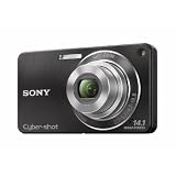 Sony DSC-W350 14.1MP Digital Camera with 4x Wide Angle Zoom with Optical Steady Shot Image Stabilization and 2.7 inch LCD (Black)