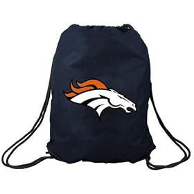 Denver Broncos Royal Blue Nylon Drawstring Backpack