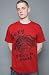 Obey The Time's Up Punk Tee in Red,T-shirts for Men