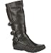 Bronx Jana Damen modische Schuhe, schwarz