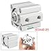 Amico Single Rod 40mm Bore 25mm Stroke Pneumatic Air Cylinder