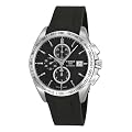 Tissot Men's T0244271705100 Veloci-T Automatic Black Chronograph Dial Watch