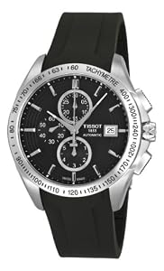 Tissot Men's T0244271705100 Veloci-T Automatic Black Chronograph Dial Watch