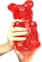 Giant Gummy Bear 5 Pounds - Cherry Flavored Giant Gummy Bear
