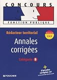Revue Foucher  / Rédacteur territorial : Annales corrigées