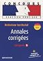 R�dacteur territorial : Annales corrig�es