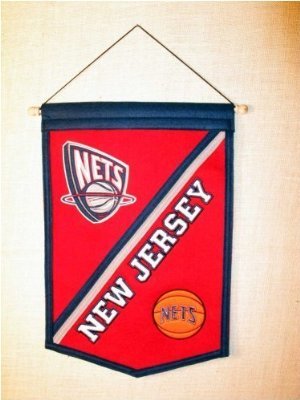 New Jersey Nets - NBA Basketball Traditions Banner (Pennants)