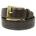 Torino of Italy Mens Full Leather Belt Brown