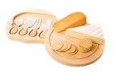 True Fabrications Cheese Board and 4 Cheese Knife Set