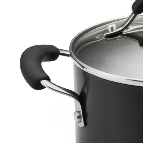 KitchenAid Aluminum Nonstick 3Qt. Covered Saucepot with Stainless