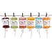 Amazlab Halloween Party Favors , Live Blood of Theme Parties Blood Bag Drink Container Set of 5 IV Bags 11.5 Fl Oz, Halloween Party Cups