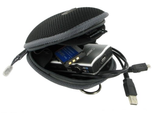 Moulded Hard Shell (Black) Case for Nikon Coolpix L20 Digital Camera Navy Blue