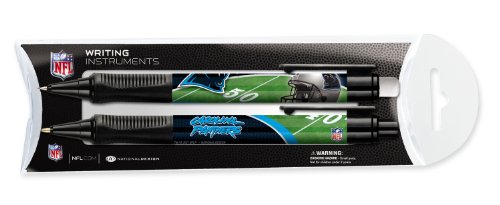 Carolina Panthers Ballpoint Grip Pen and Mechanical Pencil Set in Pillow Pack - NFL (12008-QUD)