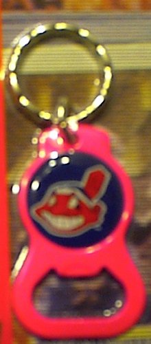 Cleveland Indians Pink Bottle Opener Key Ring