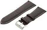 Hadley-Roma Men's MSM906RB-300 30-mm Brown Genuine Leather Watch Strap