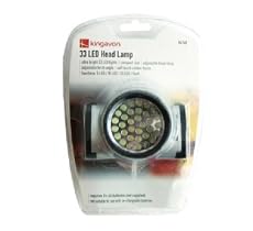 ULTRABRIGHT 33 LED HEAD LAMP LIGHTS HEADTORCH BICYCLE GARAGE NEW