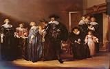 12X16 inch Codde Pieter A Portrait Of The Family Twent 1633 Canvas