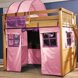 My Place Bunk Bed Tent color Pink and Purple