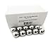 Avler 3/4 Inch (19mm) Chrome Steel Bearing Balls for Paracord Monkey Fist Center (Pack of 10)