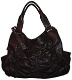 Women's B Makowsky Purse Handbag Lafayette Tote Brandy Genuine Leather