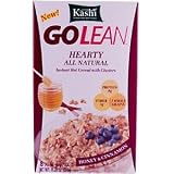 GoLean, Hearty All Natural, Instant Hot Cereal with Clusters, Honey &