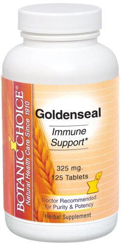 Botanic Choice Goldenseal Tabs Bottle (Pack of 3) Botanic Choice Goldenseal Tabs Bottle (Pack of 3)