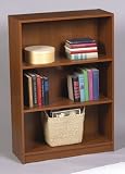 41pRe8vAGKL. SL160  Mission Cherry Three Shelf Bookcase Mission Cherry by Sauder