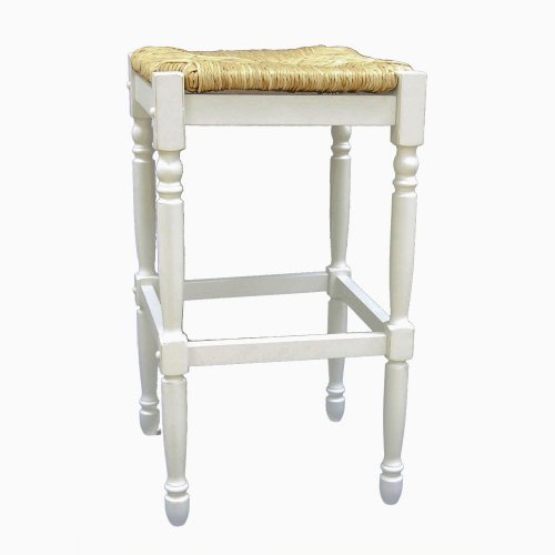 Carolina Cottage 2663-RTA-MW 30-Inch Hawthorne Barstool Antique WhiteB002AKK9F4