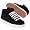 Black/White Leather