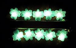St.Patrick's Day SHAMROCK sparkle STRING LIGHTS in/out