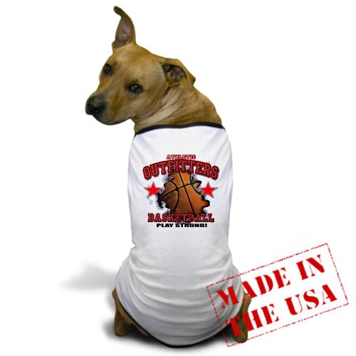 Artsmith, Inc. Dog T-Shirt Athletic Outfitters Basketball Play Strong - Medium