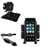 Samsung Instinct Auto Bean Bag Dash Holder with Car Charger - Uses Gomadic TipExchange