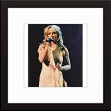 Britney Spears Custom Framed And Matted Color Photo Total Size: 20x20 Inches