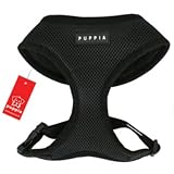 Puppia Soft Dog Harness (Mesh) Black X-Large