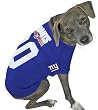 Officially Licensed by the NFL - New York Giants Dog Football Jersey - Large