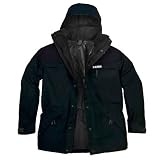 TAIGA Chamonix All-Season - Men's Gore-Tex Parka Raincoat Jacket, Black, MADE IN CANADA