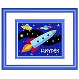 Out of This World Blue Personalized Print