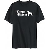 T-Shirt Mens Black CARPE CANEM \