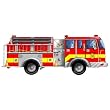 Melissa and Doug GIANT FIRE TRUCK 24 PC FLOOR PUZZLE