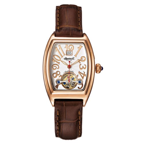 Ingersoll Damen-Armbanduhr XS CAROLINA Analog Automatik Leder IN5001RCH